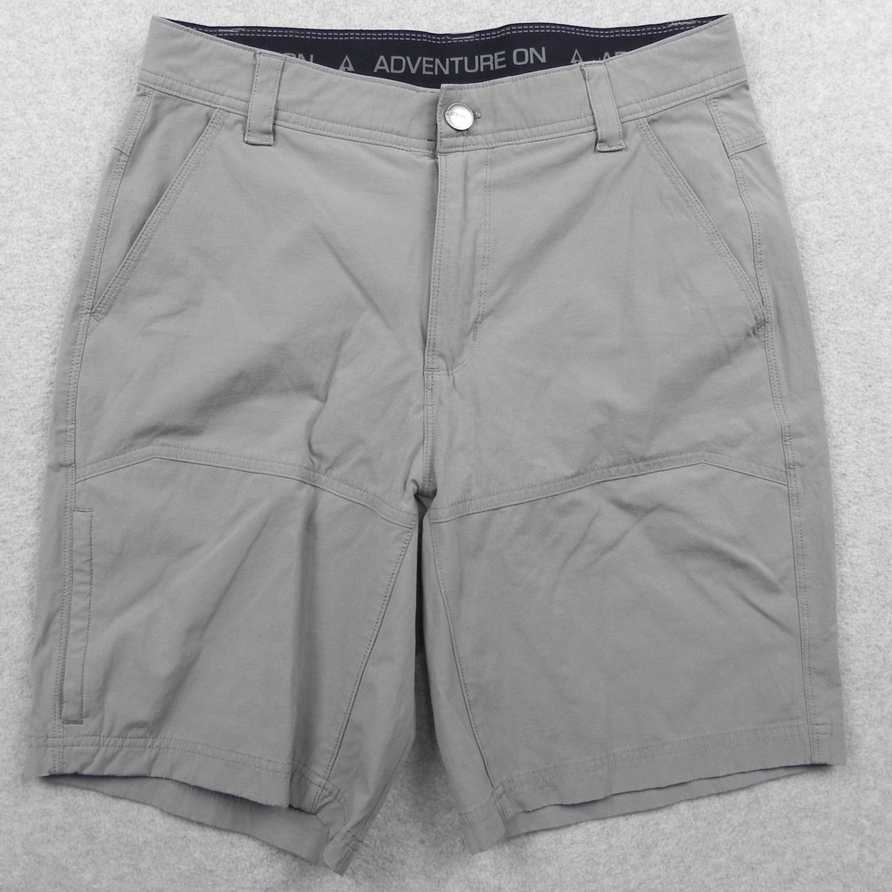Ascend Shorts Mens 30 Adventure On Flex Performance Hiking Outdoor Stretch Gray